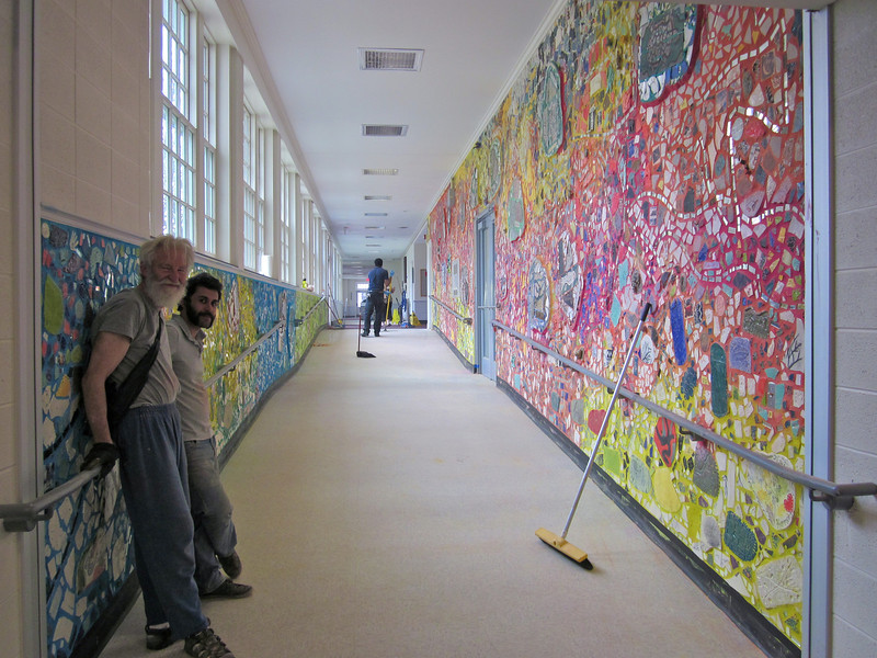 Mosaic Mural at Germantown Academy